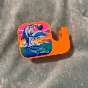 Lisa Frank Dolphin Tape Dispenser - with some tape